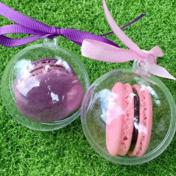 50 Bath Bomb Molds Shells 1.6'' Clear DIY Crafting Ball Ornament ornament favor - Picture 9 of 9